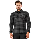 SHIMA RENEGADE 2.0 CAMISA DE MOTO CUADROS HOMBRE NEGRO