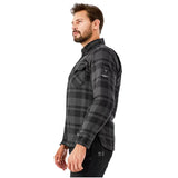 SHIMA RENEGADE 2.0 CAMISA DE MOTO CUADROS HOMBRE NEGRO
