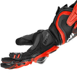 SHIMA RS-3 GUANTES DE MOTO HOMBRE NEGRO ROJO FLUOR