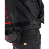 SHIMA X-MESH 2.0 CHAQUETA DE MOTO HOMBRE NEGRO ROJO