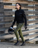 SHIMA GIRO 3.0 JEANS DE MOTO SENYORA CAQUI
