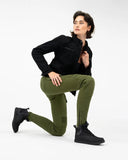 SHIMA GIRO 3.0 JEANS DE MOTO SENYORA CAQUI