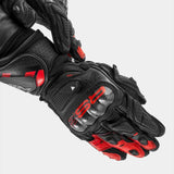SHIMA RS 3 GUANTS DE MOTO HOMES NEGRE VERMELL