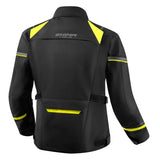 SHIMA RUNNER TEXTILE CHAQUETA HOMBRE BLACK/AMARILLO FLUO