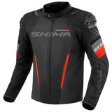 SHIMA SOLID 2.0 CHAQUETA TEXTIL DE MOTO HOMBRE ROJO