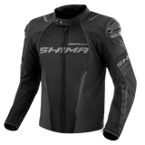SHIMA SOLID 2.0 VENTED CHAQUETA TEXTIL DE MOTO HOMBRE NEGRO