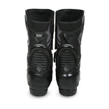 SHUA SUPER TECH CUIR CARRERES BOTASS DE MOTO NEGRE
