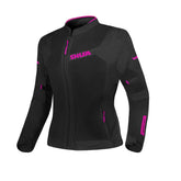 SHUA GRAVITY MESH 2.0 JAQUETE DE MOTO DONES NEGRE ROSA
