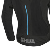 SHUA GRAVITY MESH 2.0 CHAQUETA DE MOTO MUJER NEGRO TURQUOISE