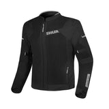 SHUA GRAVITY MESH 2.0 CHAQUETA DE MOTO HOMBRE NEGRO GRIS