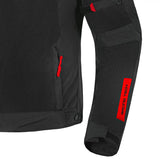 SHUA GRAVITY MESH 2.0 CHAQUETA DE MOTO HOMBRE NEGRO ROJO