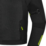 SHUA GRAVITY MESH 2.0 JAQUETE DE MOTO HOMES NEGRE GROC FLOU