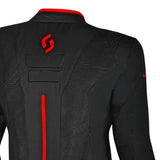 SHUA GRAVITY MESH 2.0 JAQUETE DE MOTO HOMES NEGRE VERMELL