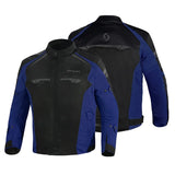 SHUA IMMORTAL CHAQUETA DE MOTO HOMBRE NEGRO AZUL