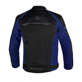 SHUA IMMORTAL CHAQUETA DE MOTO HOMBRE NEGRO AZUL