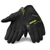 SHUA SEA BREEZE GUANTS DE MOTO NEGRE F,GROC