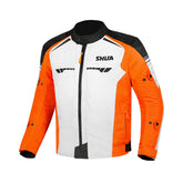 SHUA IMMORTAL JAQUETE DE MOTO TEXTIL HOMES GEL ANTRACITA NEGRE GEL TARONJA NEGRE