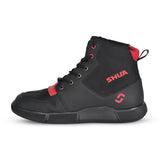 SHUA Oddin Bota Urbana para Hombre Negro Rojo-BOTAS-Maximo Moto