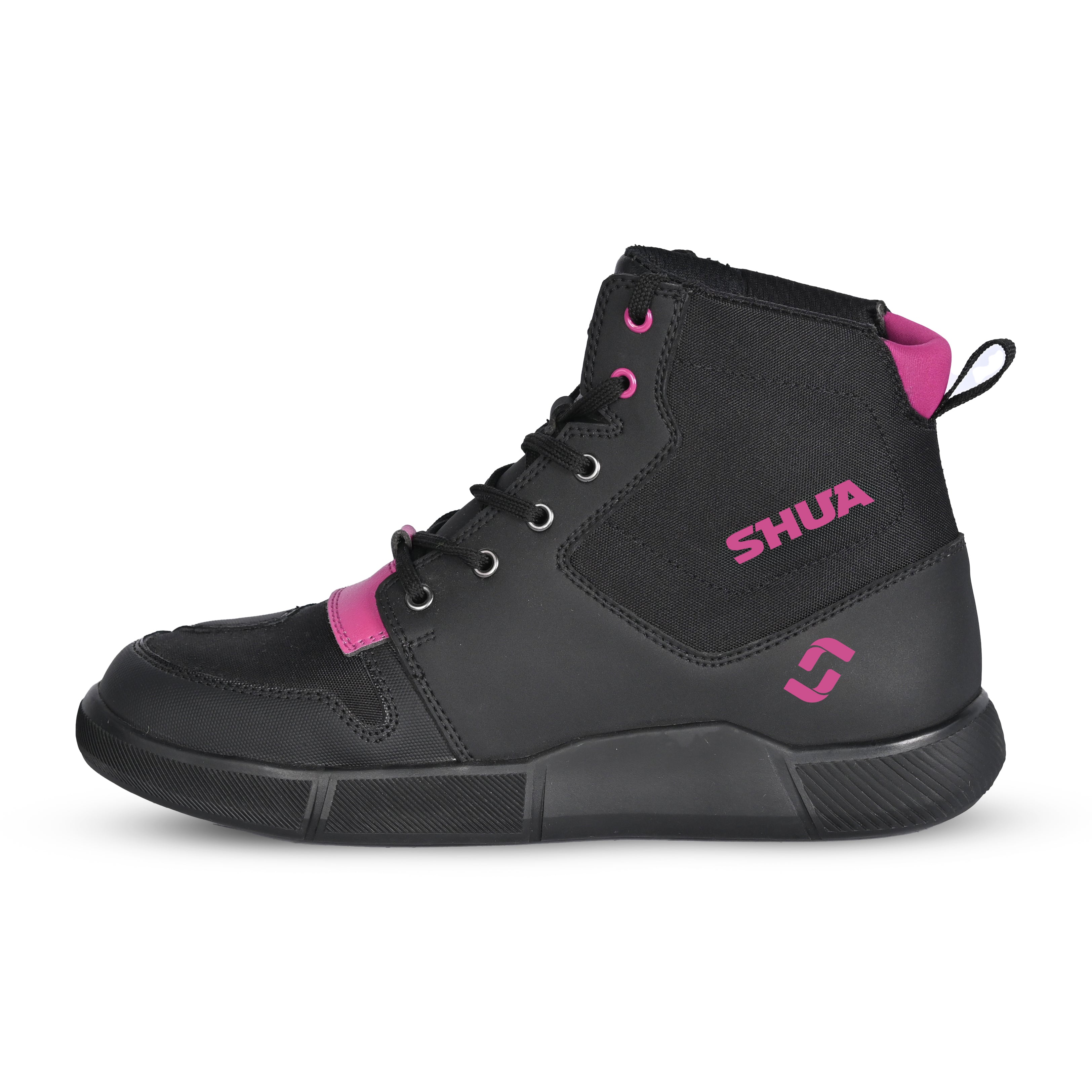 SHUA Oddin Bota Urbana para mujer negro fucsia-BOTAS-Maximo Moto