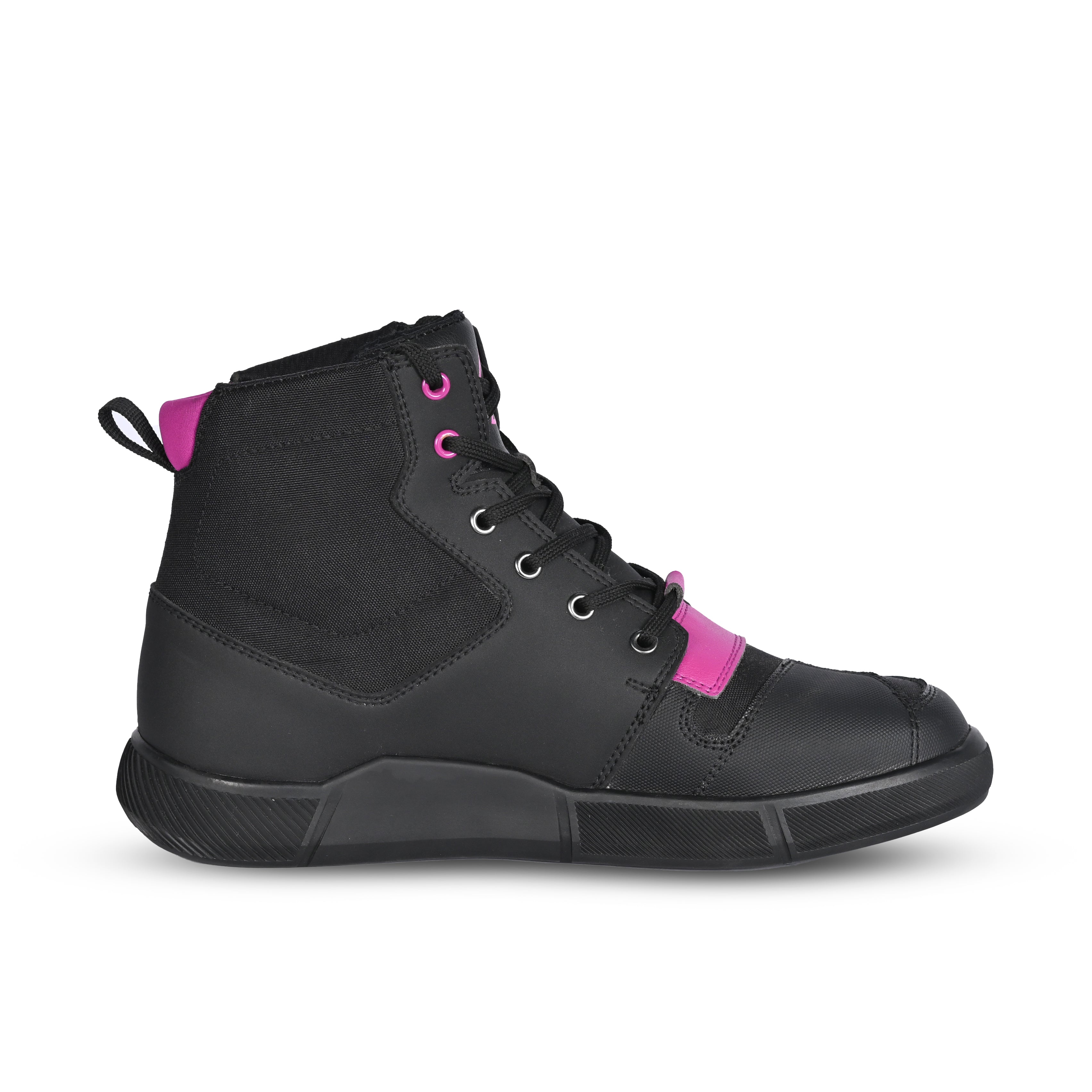 SHUA Oddin Bota Urbana para mujer negro fucsia-BOTAS-Maximo Moto