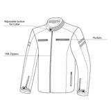 BELA - CHAQUETA PIEL STARK MARRON/BEIGE - SECURTEX MOTOR S.L (t/a MaximoMoto)