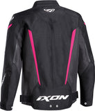 IXON STRIKER NIÑOS L Moto Textil Chaqueta Negro Fushia