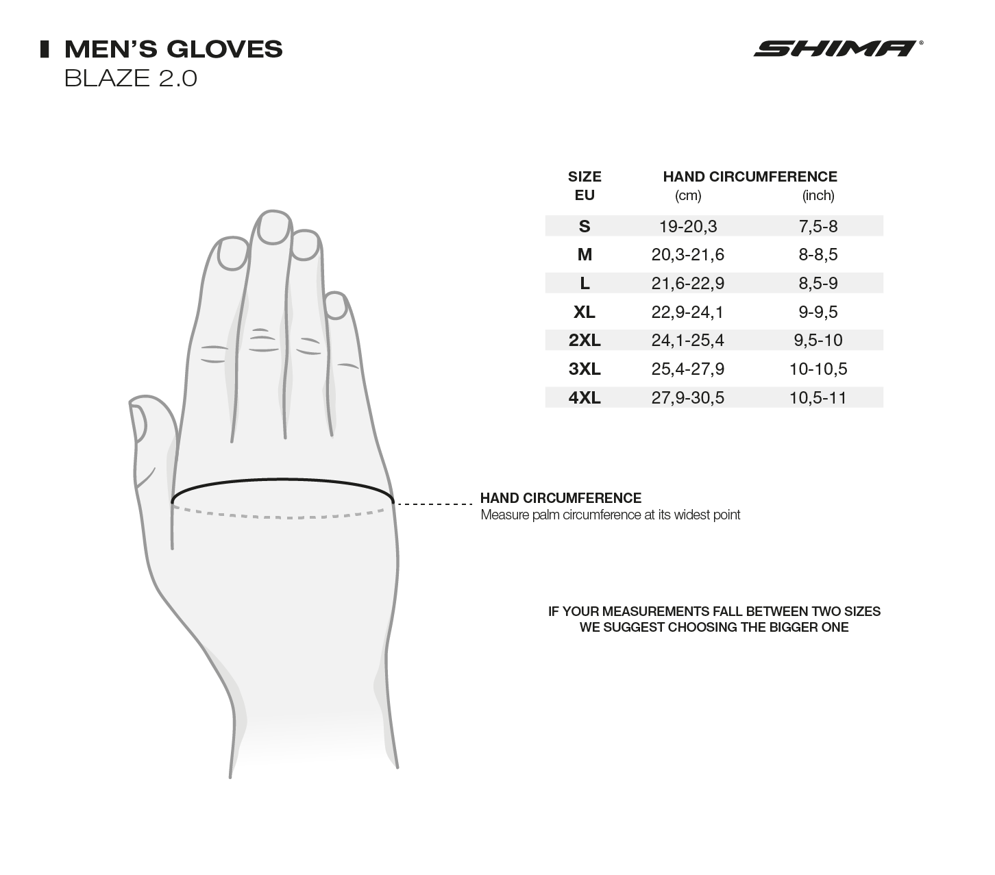 SHIMA BLAZE MEN GUANTES RED