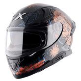 AXOR APEX TRANCE CASCO INTEGRAL DE MOTOCICLETA BLACK GOLD