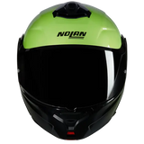 NOLAN X-1005 ULTRA CARBON MIVEDI 329 Modular Casco Verde Impulso Nero