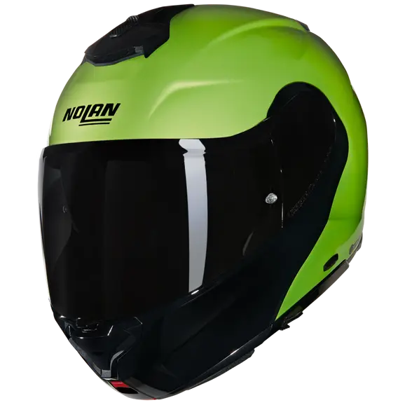 NOLAN X-1005 ULTRA CARBON MIVEDI 329 Modular Casco Verde Impulso Nero