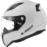 LS2 FF353 RAPID II SOLID CASCO INTEGRAL BLANCO SÓLIDO