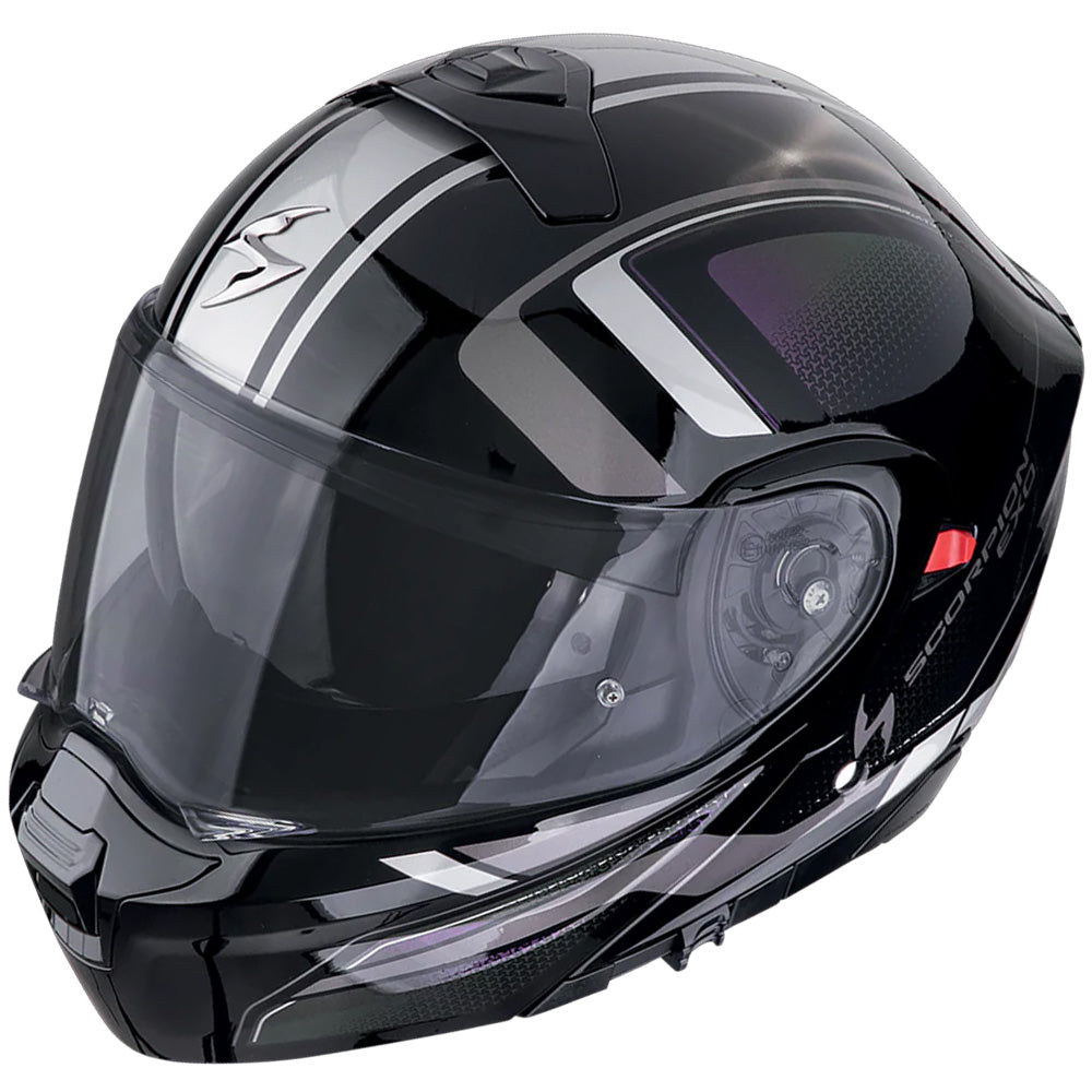 SCORPION EXO-930 EVO ARDENS CASCO MODULAR NEGRO CAMALEÓN