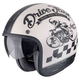 SCORPION BELFAST EVO DRIVE FAST Abierto Casco Crema mate -Negro