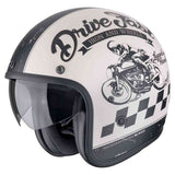 SCORPION BELFAST EVO DRIVE FAST Abierto Casco Crema mate -Negro