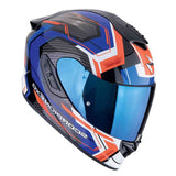 SCORPION EXO-1400 EVO AIR LINART INTEGRAL CASCO Negro-Azul Rojo