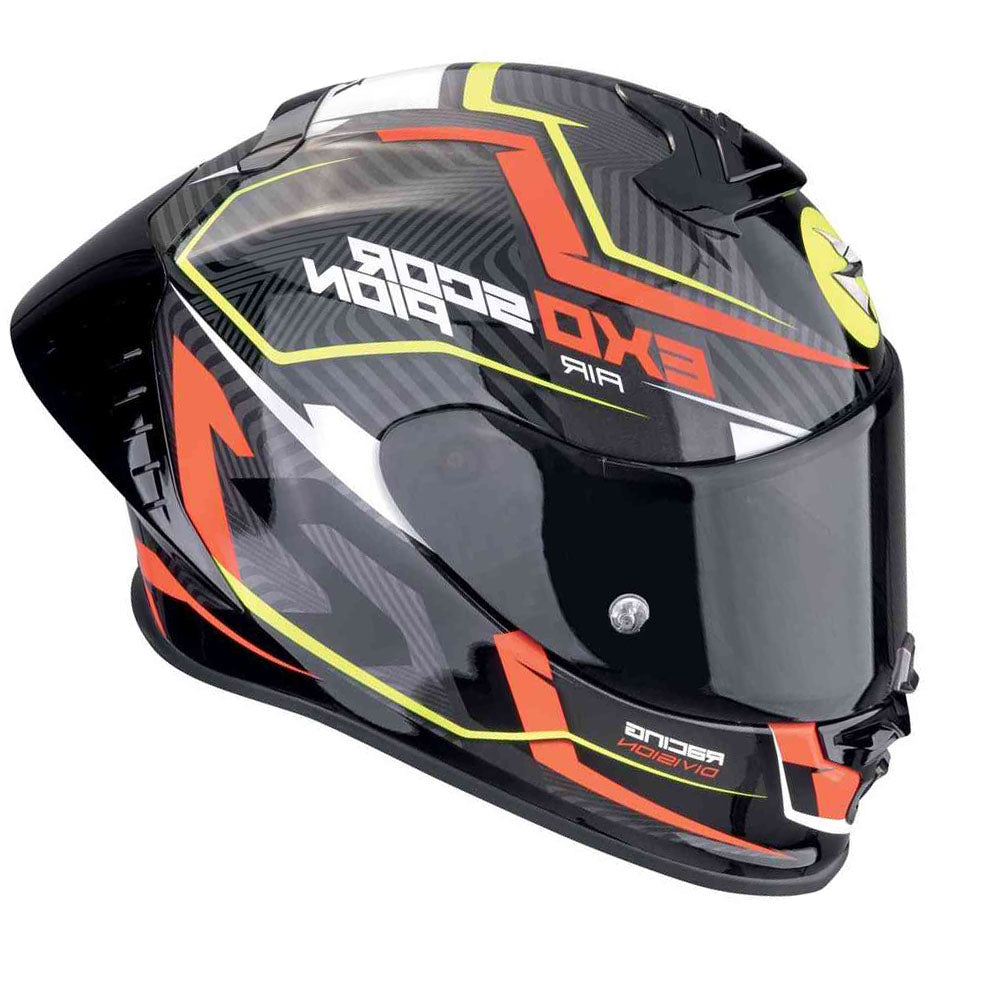 SCORPION EXO-R1 EVO AIR COUP INTEGRAL CACSO Negro Rojo Amarillo Neón