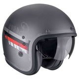 SCORPION BELFAST EVO ADONIS ABIERTO CASCO Plata mate-Rojo
