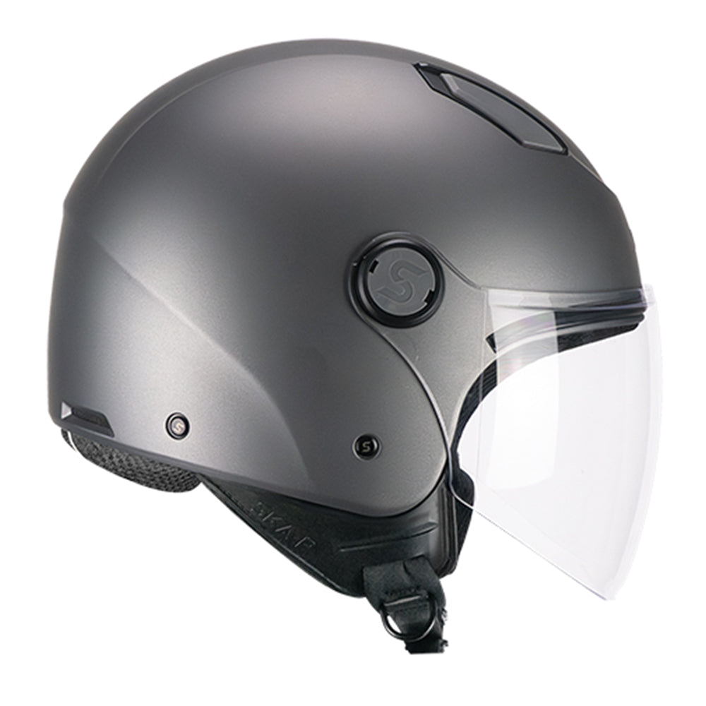 SKA-P 1LHA LUKE MONO Jet Casco Antracita satinado