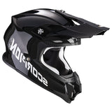 SCORPION VX-16 EVO AIR SOLID Motocross Casco Negro