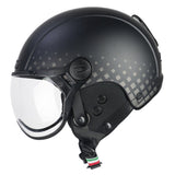 CGM 801S JET EBI TONE Negro Abierto Casco Gris Opaco - CASCO
