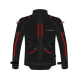 SEVENTYSD-JT67 Chaqueta De Moto Tanami Negro/Rojo Para Hombre