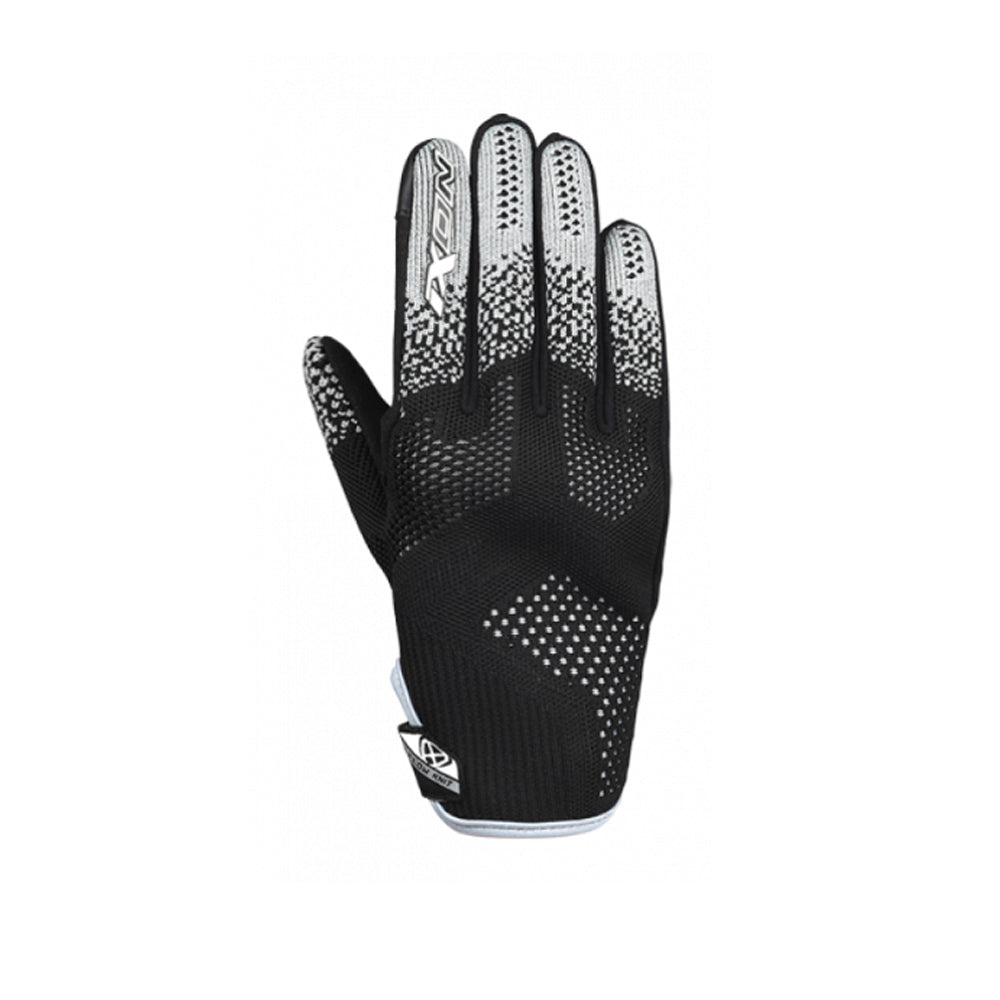 IXON IXFLOW KNIT Hombres Roadster Guantes plata negra