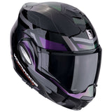 SCORPION EXO Tech Evo Conquer Turismo Casco modular Negro-Camaleon