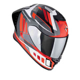 SCORPIONEXO-R1 EVO AIR VITAL INTEGRAL CASCO Gris-Blanco-Rojo