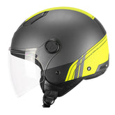 SKA-P 1LHG LUKE SPORT ABIERTO CASCO Antracita Amarillo Fluo Satinado