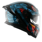 AXOR APEX VENOMOUS DV CASCO INTEGRAL DE MOTOCICLETA NEGRO_AZUL