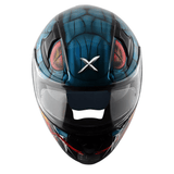 AXOR APEX VENOMOUS DV CASCO INTEGRAL DE MOTOCICLETA NEGRO_AZUL