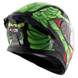 AXOR APEX VENOMOUS DV CASCO INTEGRAL DE MOTOCICLETA NEGRO_VERDE