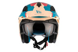 MT DISTRICT SV S ANALOG D7 CASCO ABERTO DE MOTO BRILLO