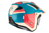 MT DISTRICT SV S ANALOG D7 CASCO ABERTO DE MOTO BRILLO